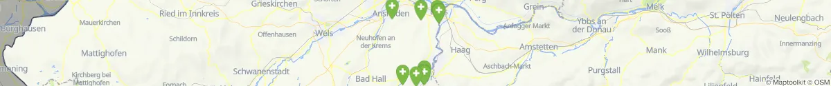 Map view for Pharmacies emergency services nearby Hofkirchen im Traunkreis (Linz  (Land), Oberösterreich)